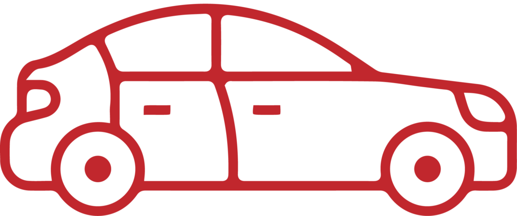 Car Shape Icons Sedan